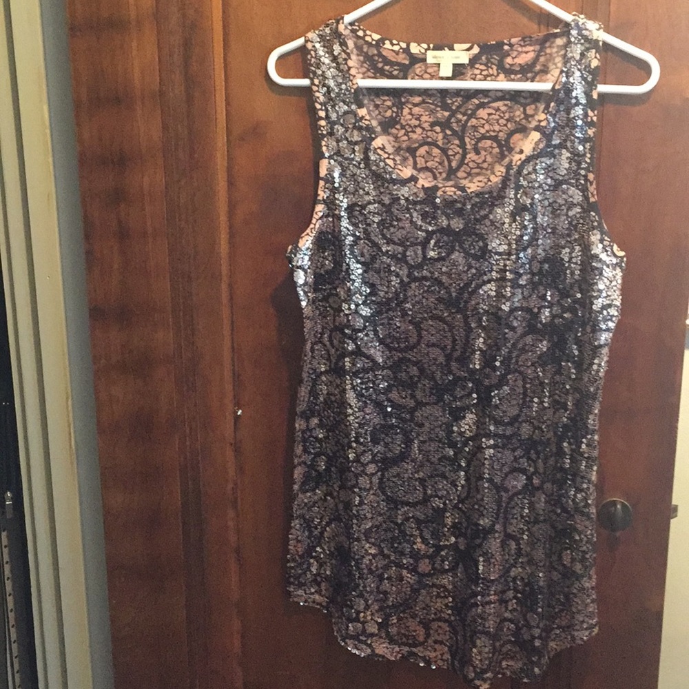 Sequined dress, perfect for New Years Eve !
